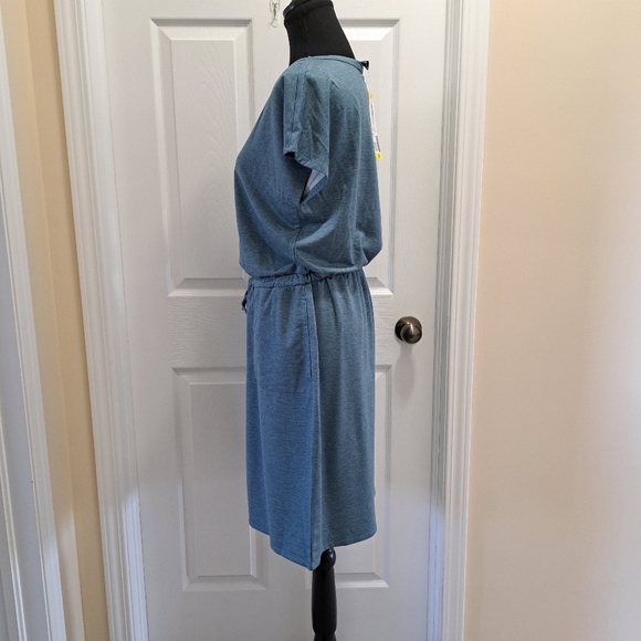 32 Degrees Cool Blue Casual Dress Women's Small Stretch Dress Sporty - Picture 2 of 16